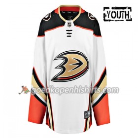 Anaheim Ducks Blank Adidas Wit Authentic Shirt - Kinderen